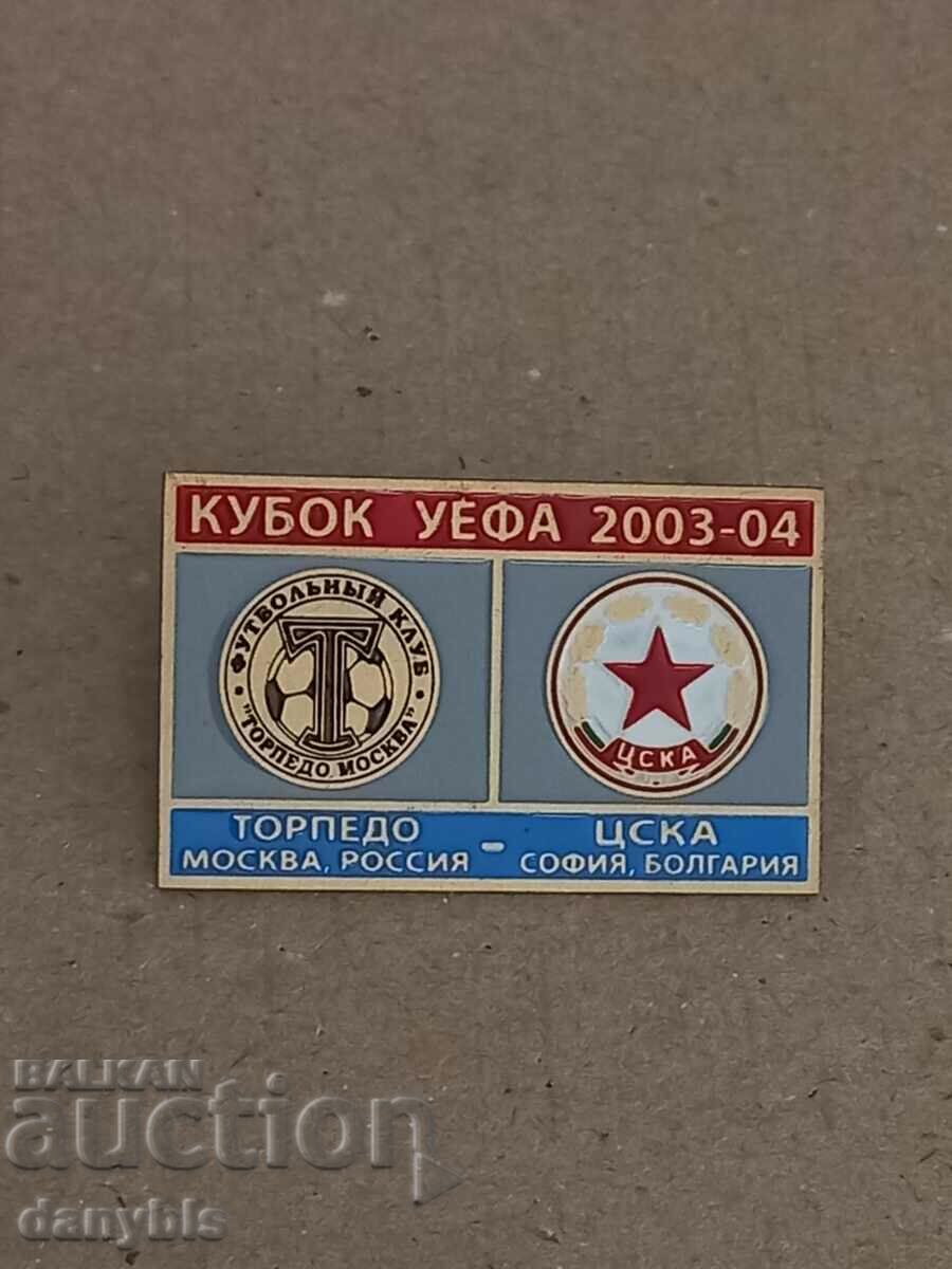 Ecuson fotbal - CSKA - Torpedo Moscova - Cupa UEFA 2003-04