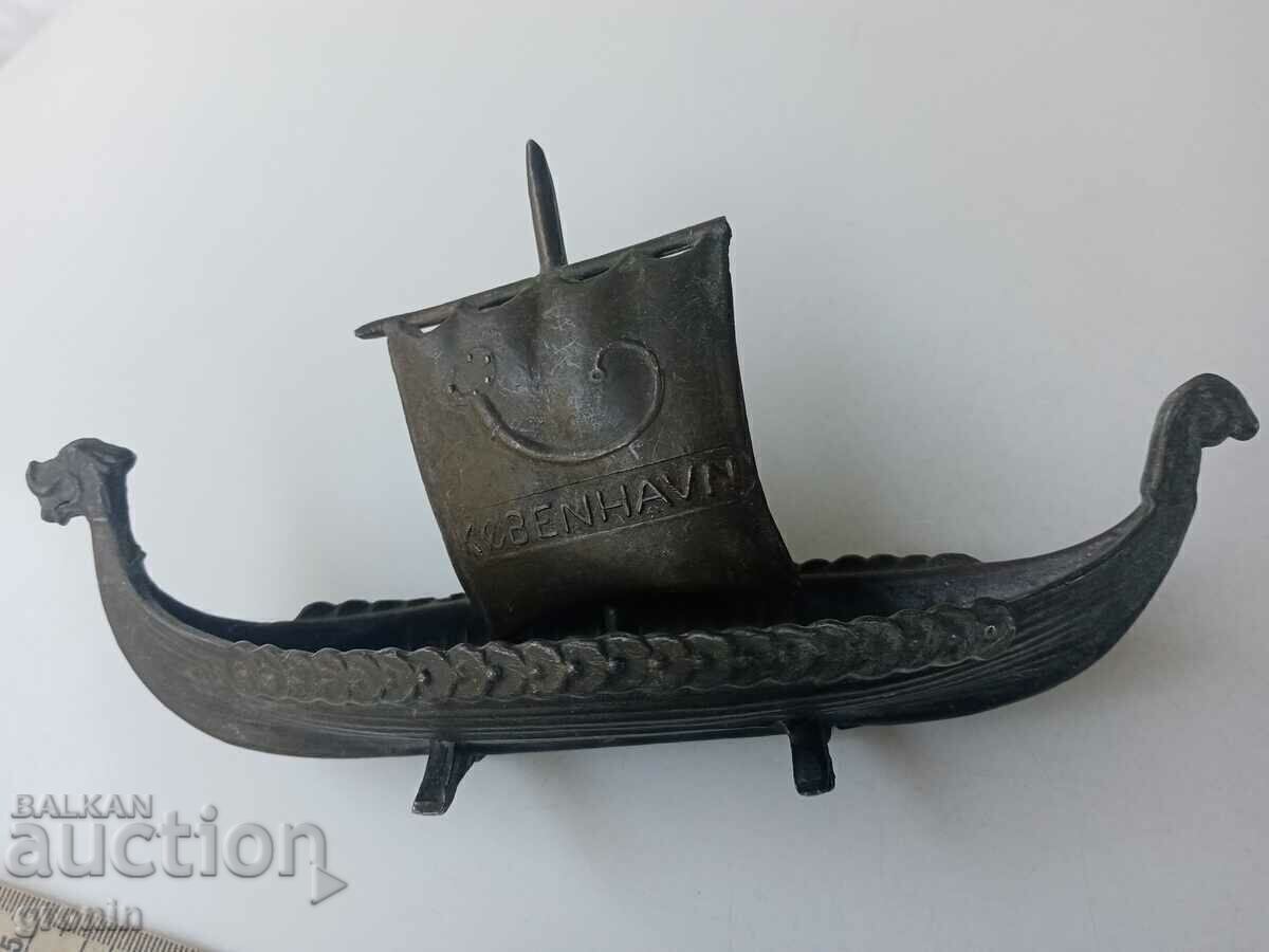 Figura,Navă,vikingă,Danemarca,Copenhaga,Rar - 5