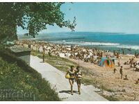 Bulgaria - PK - Obzor, the beach, traveled very good print