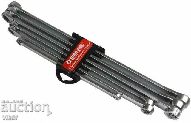 Wrenches Extra long star-shaped spanners from 8 to 21 mm 6h. Mar-Pol