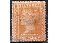 GB/Australia/Victoria-1890-QV-класическа марка,клеймо