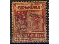 GB/Australia/Victoria-1890-QV-marca clasică, ștampilă