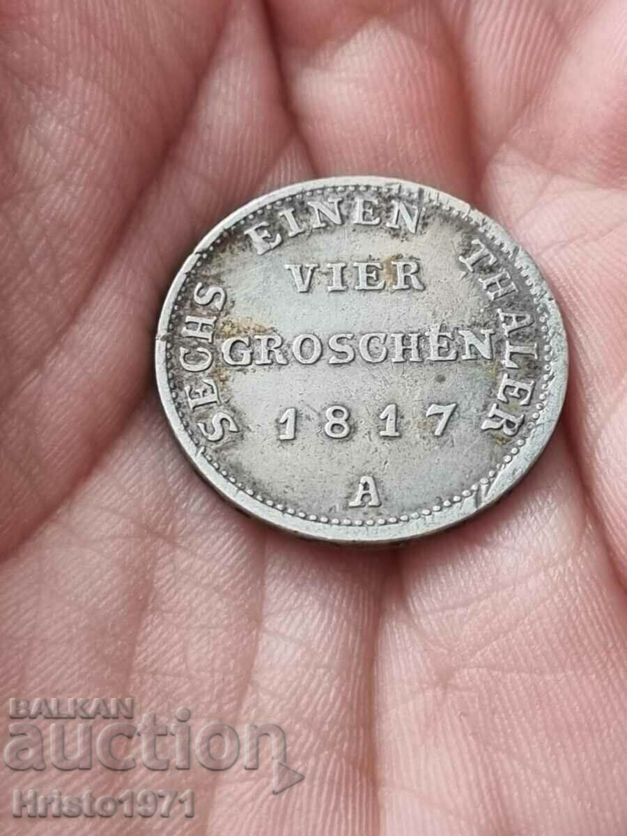 4 groschen 1817 Prusia