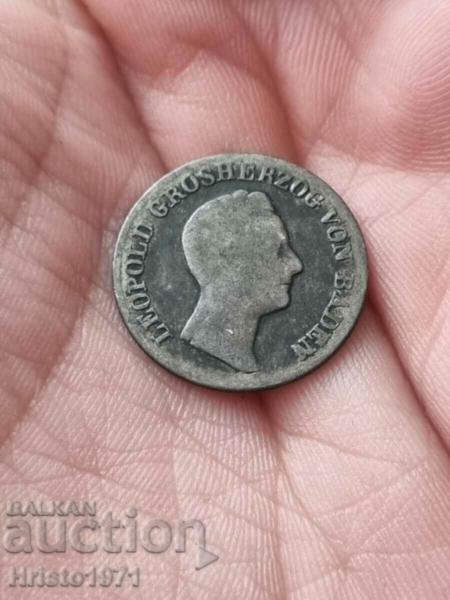 6 Kreuzer 1834 Baden cu preț € 10.23 | 20.01 BGN