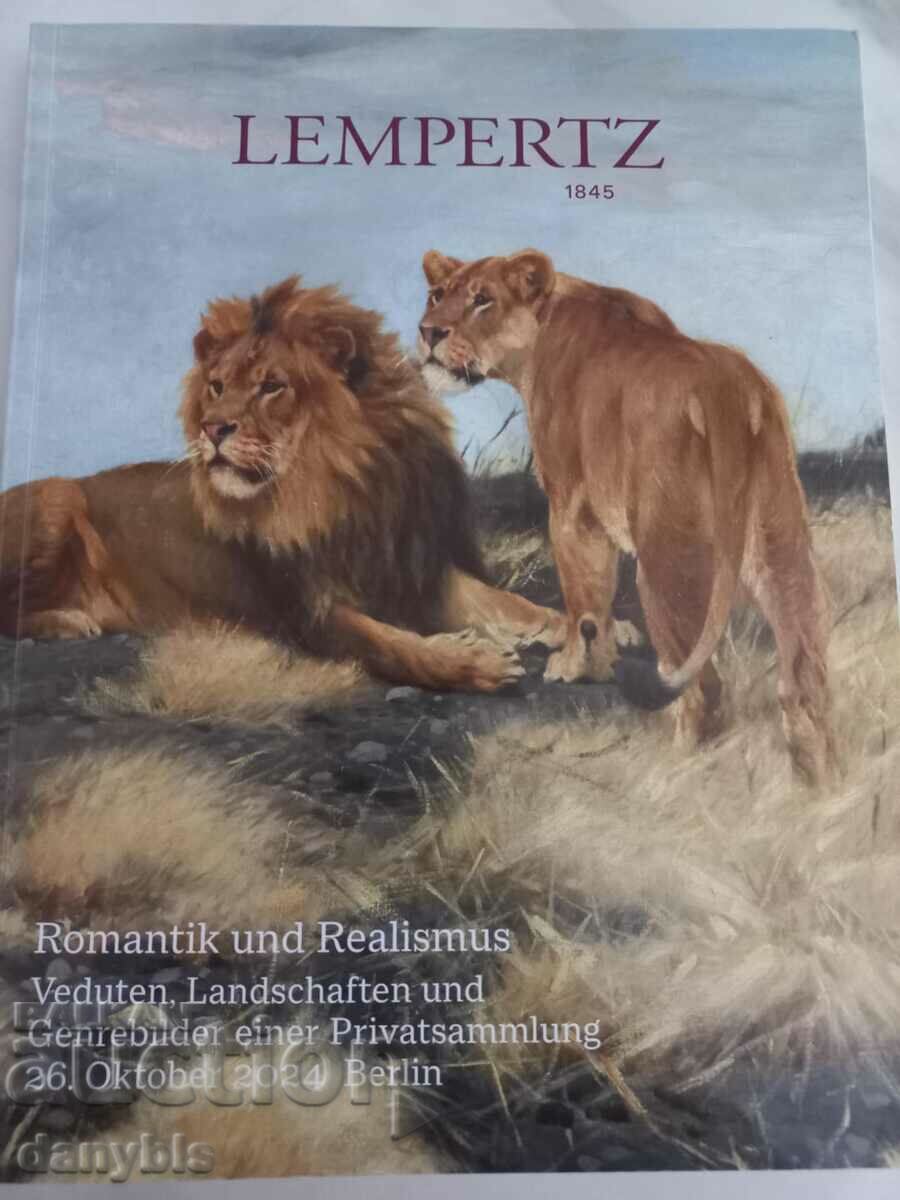 Catalog de licitație Lempertz pentru tablouri de epocă