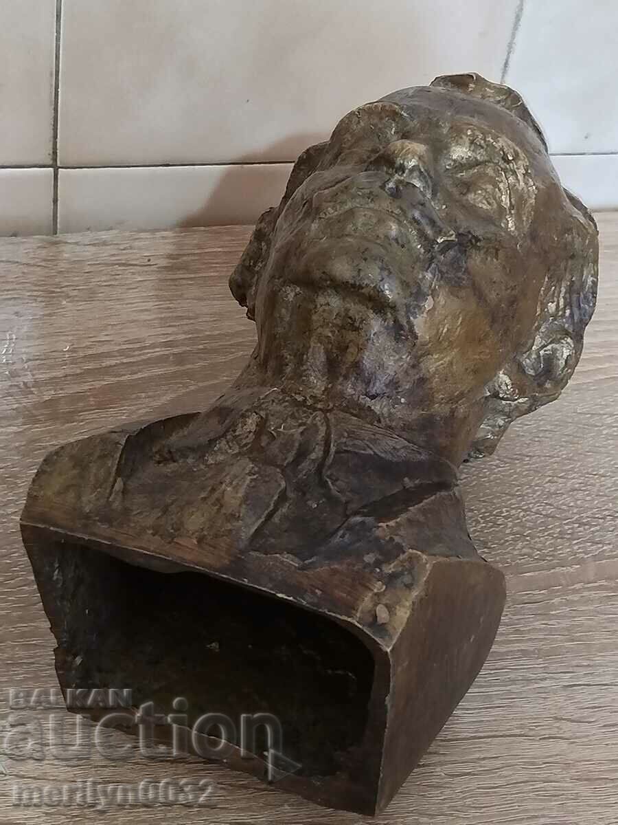 Бронзов бюст на вожда Георги Димитров фигура статуетка - 7 Бронзов бюст на вожда Георги Димитров фигура статуетка - 7