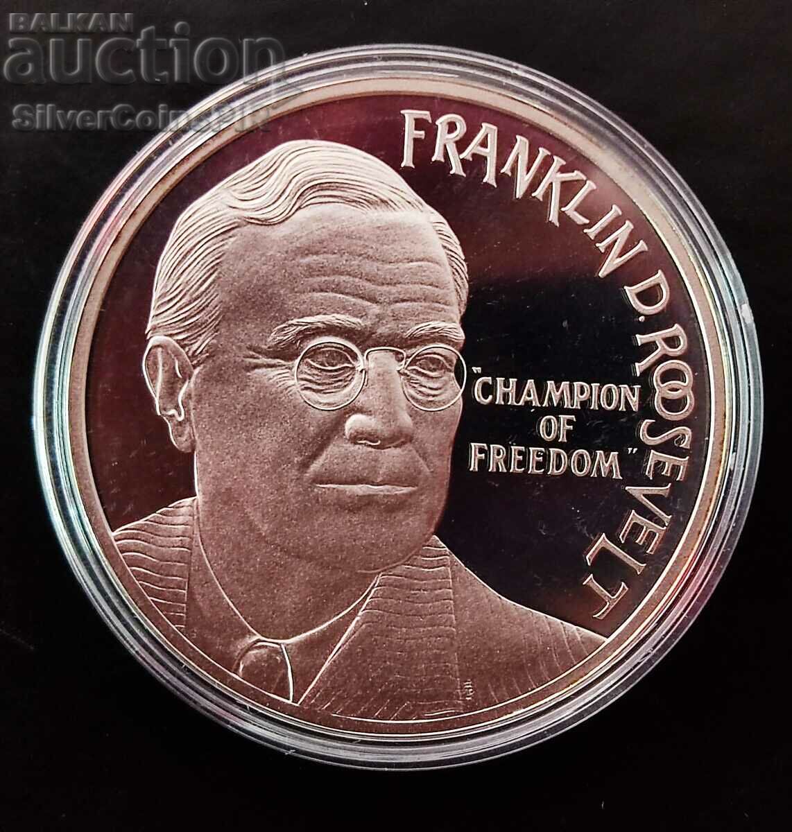 Argint 25 ECU Franklin Roosevelt 1994 Olanda