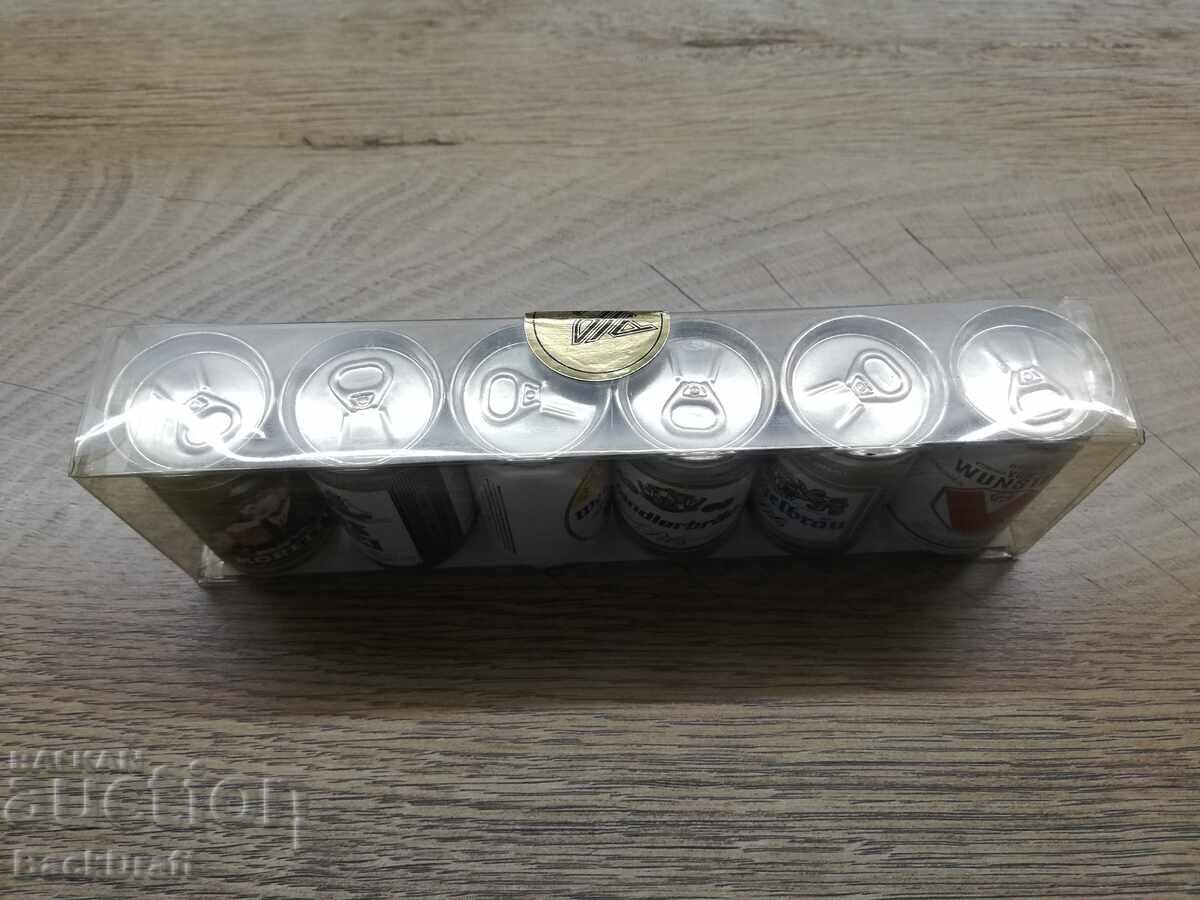 Delivery of Collection of 6 Mini Full Cans, Ken Bira Moretti, Wunster