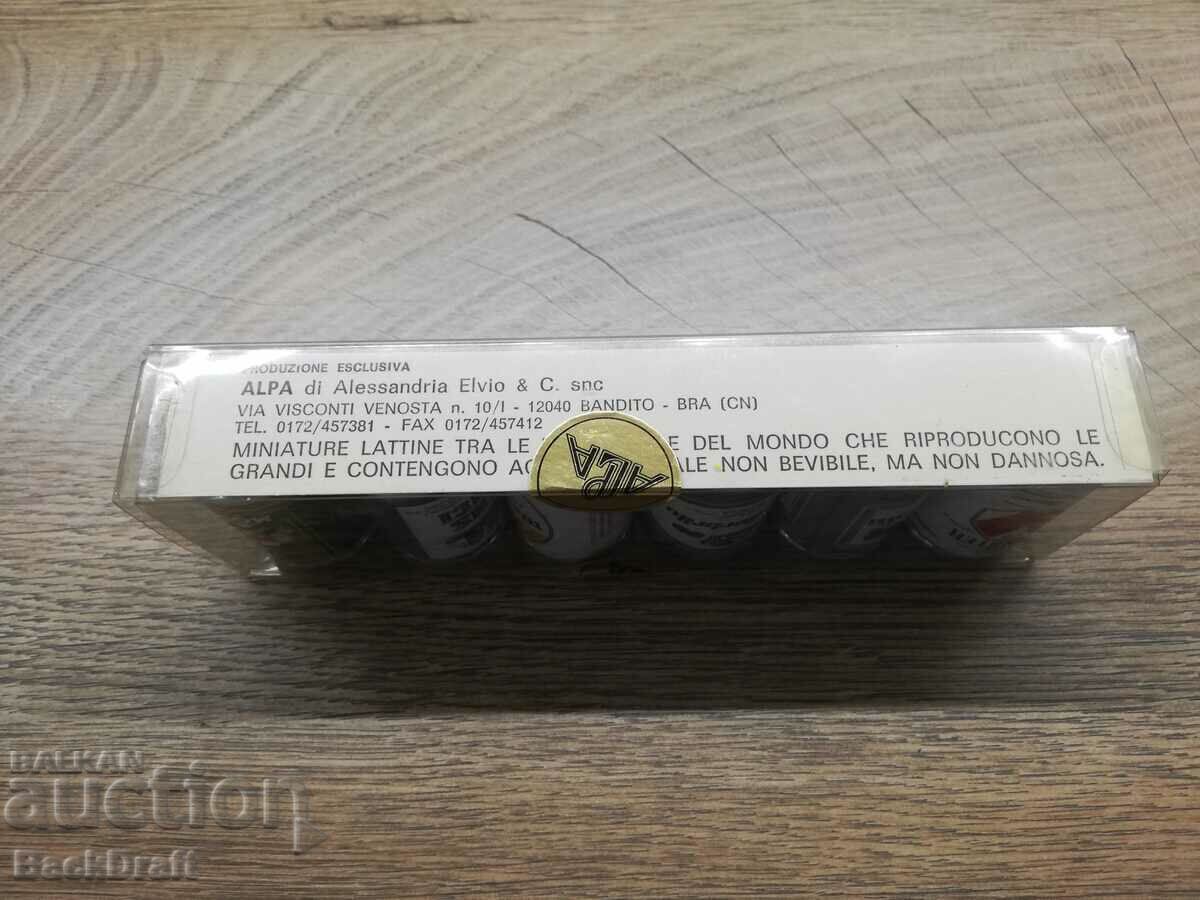 Collection of 6 Mini Full Cans, Ken Bira Moretti, Wunster - 5