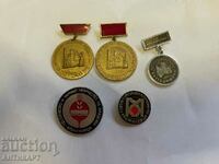 5 signs badges medals Kremikovci