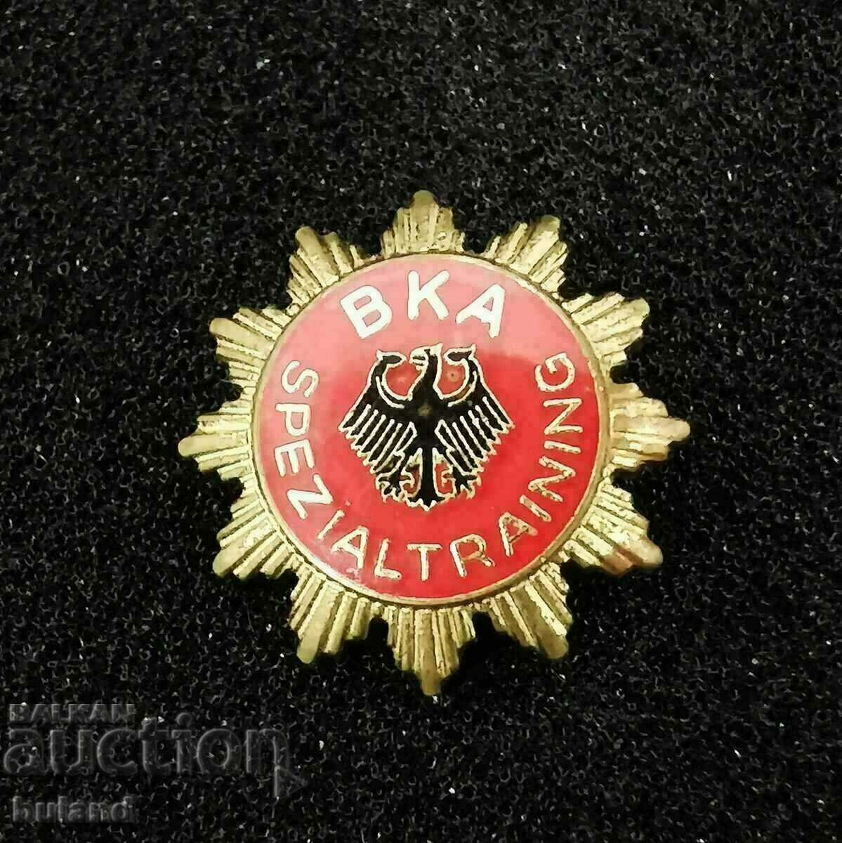 German Police Badge BKA Spezialtraining Police Police