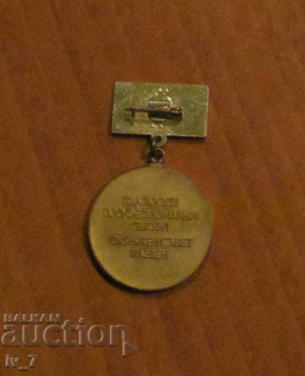 MARK OF HONOR "For active professional activity" - Pleven District Council with price 5.99 BGN | € 3.06 MARK OF HONOR "For active professional activity" - Pleven District Council with price 5.99 BGN | € 3.06
