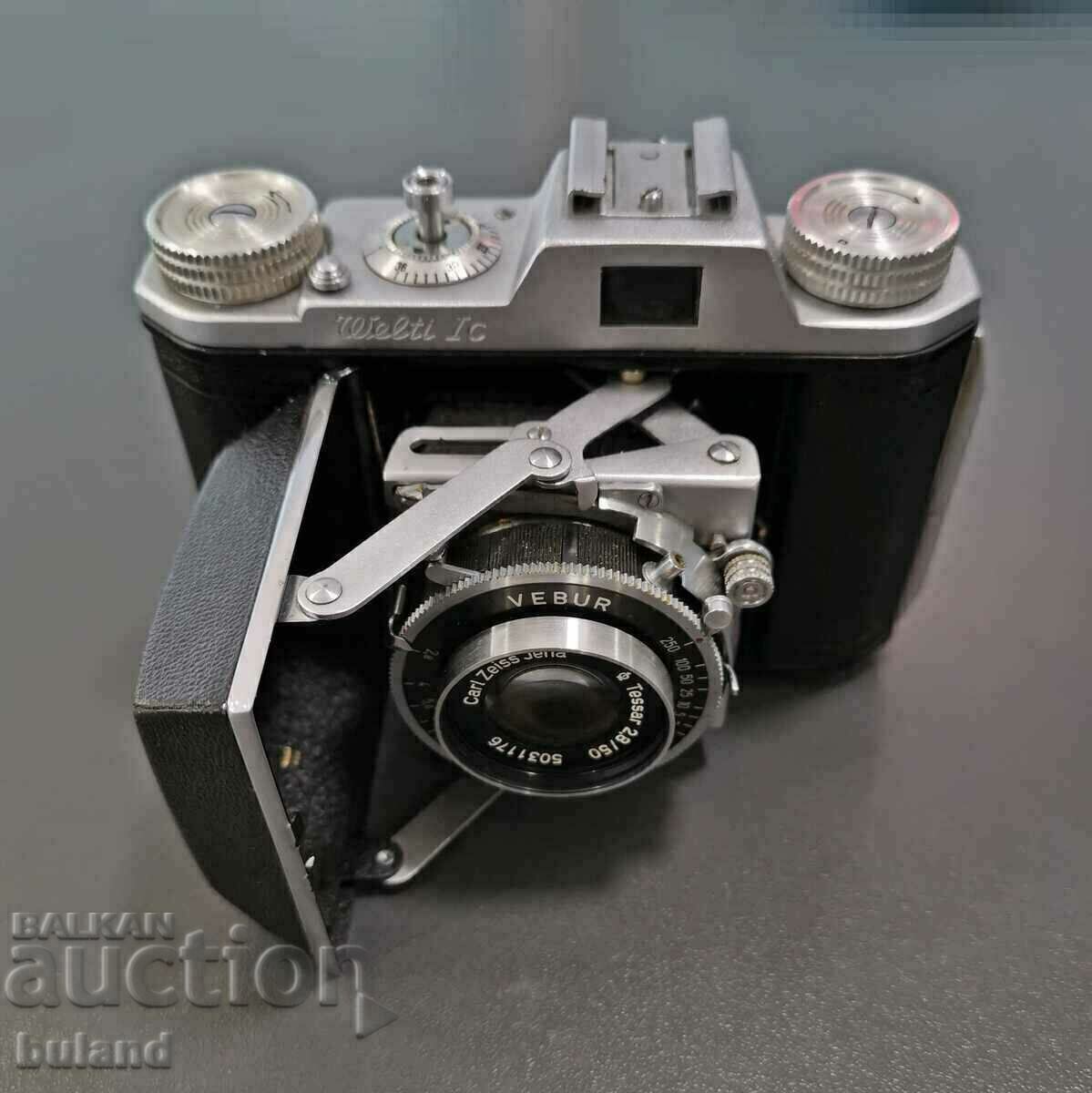 Немски Фотоапарат Welta Welti Ic 1956 г Carl Zeiss Велта