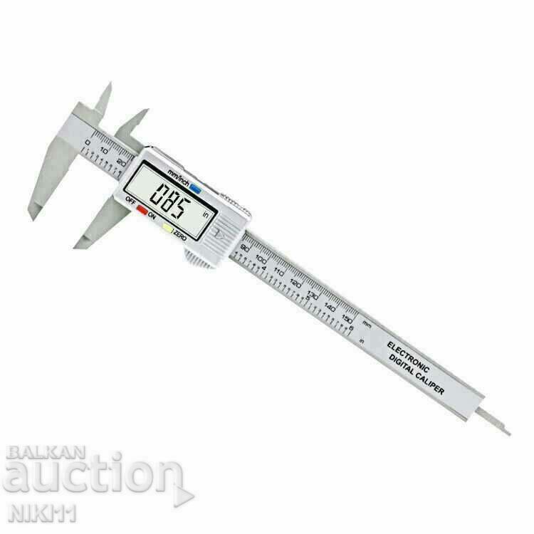 Etrier electronic digital + baterie, 150 mm. / 6 in cu preț 18.00 BGN | € 9.20 Etrier electronic digital + baterie, 150 mm. / 6 in cu preț 18.00 BGN | € 9.20