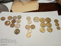 COINS OF YUGOSLAVIA, BULGARIA - 25 pcs. - BGN 2.5