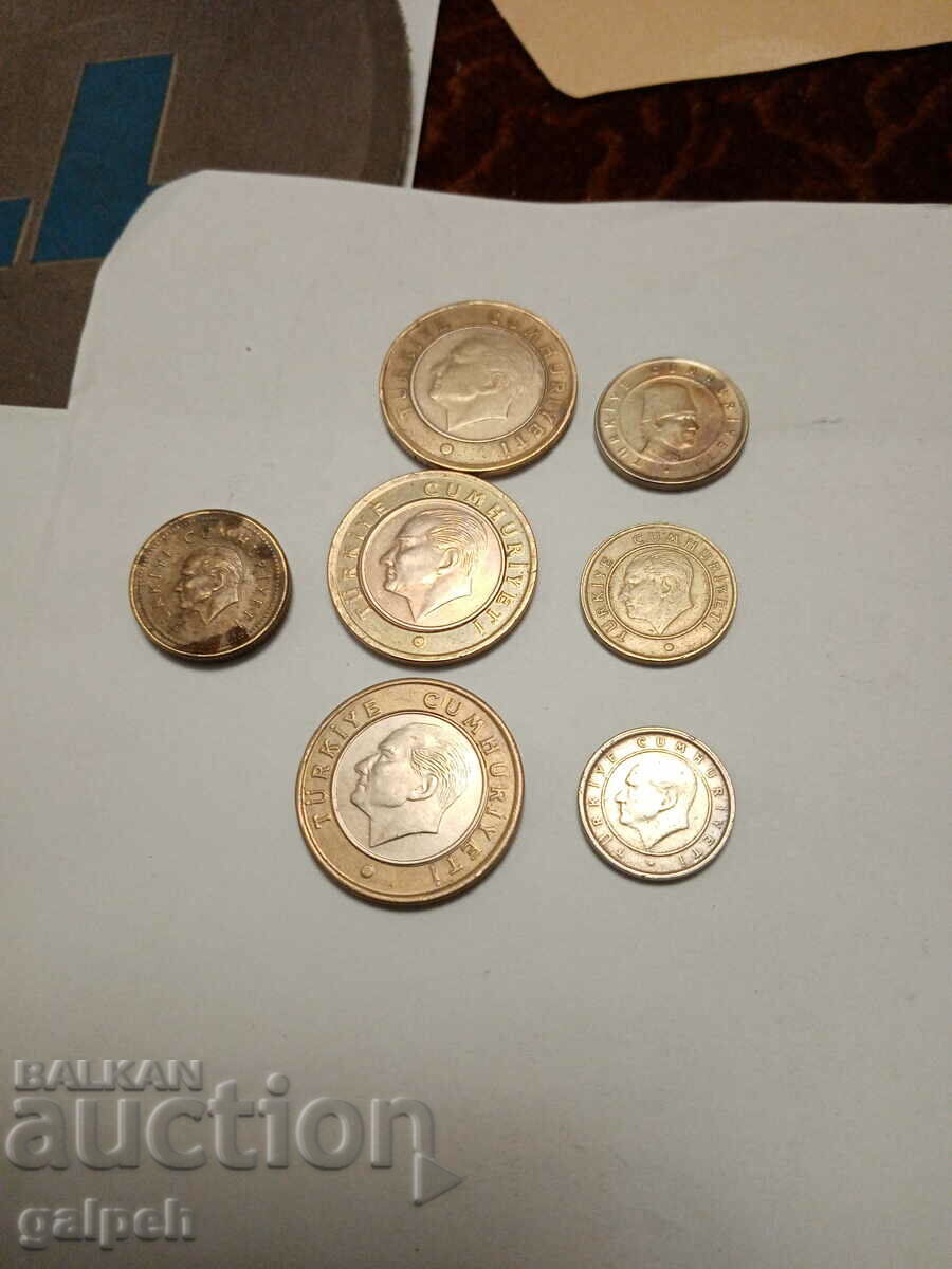 Auction COINS OF TURKEY, BULGARIA - 25 pcs. - BGN 2.5 Auction COINS OF TURKEY, BULGARIA - 25 pcs. - BGN 2.5