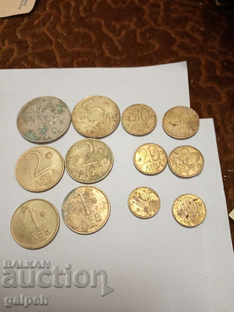 COINS OF TURKEY, BULGARIA - 25 pcs. - BGN 2.5 - 6 COINS OF TURKEY, BULGARIA - 25 pcs. - BGN 2.5 - 6