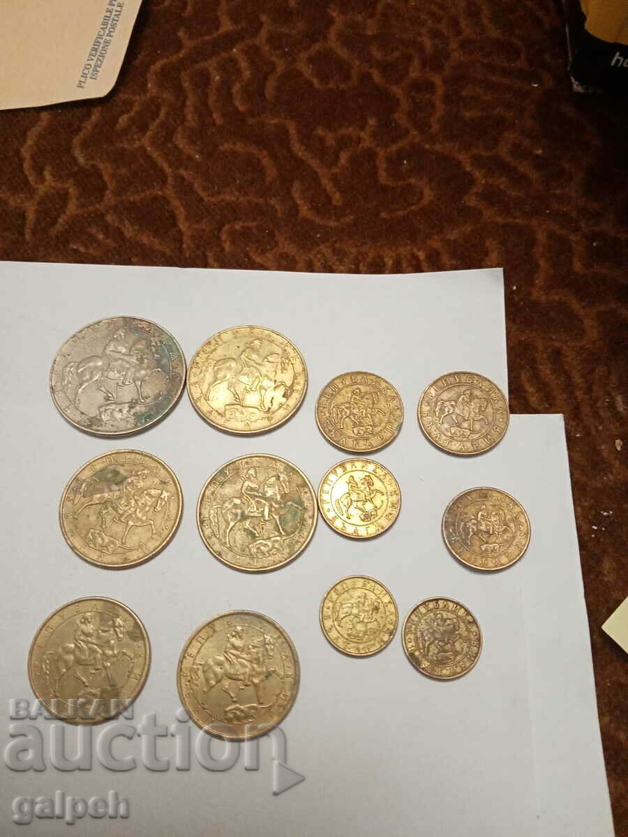 COINS OF TURKEY, BULGARIA - 25 pcs. - BGN 2.5 - 7 COINS OF TURKEY, BULGARIA - 25 pcs. - BGN 2.5 - 7