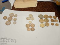 COINS OF TURKEY, BULGARIA - 25 pcs. - BGN 2.5