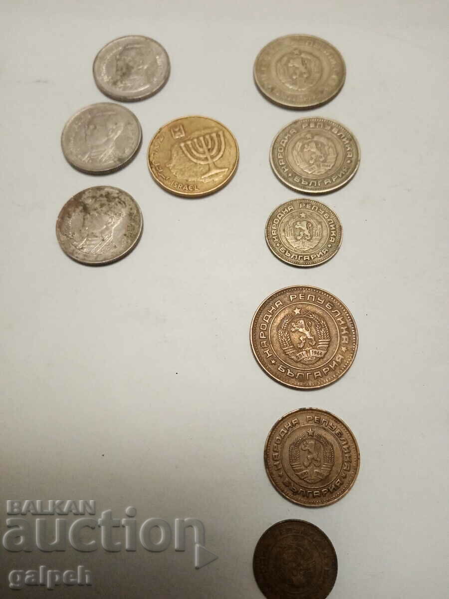 COINS BRAZIL, UAE, THAILAND BULGARIA - 25 pcs. - BGN 3 - 5 COINS BRAZIL, UAE, THAILAND BULGARIA - 25 pcs. - BGN 3 - 5