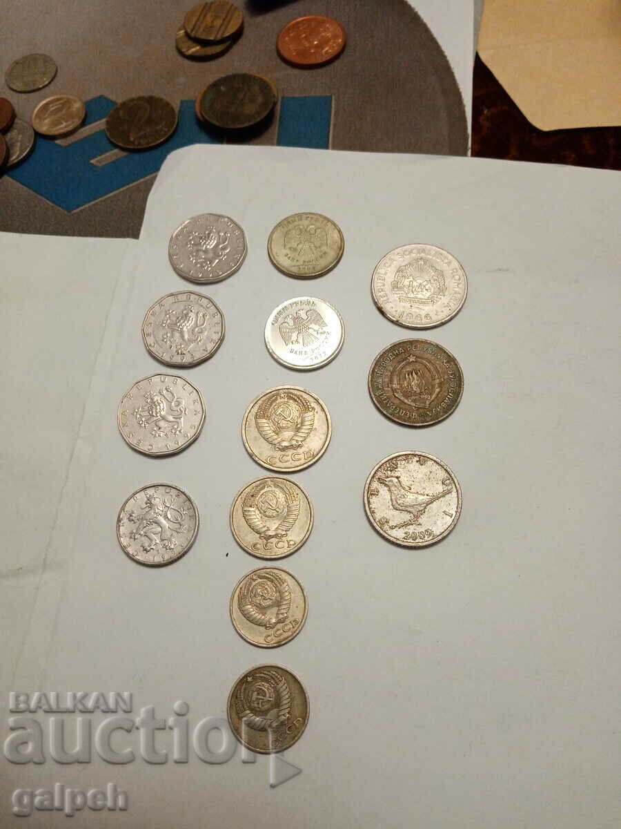 Auction COINS RUSSIA, CZECH REPUBLIC, BULGARIA - 25 pcs. - BGN 3 Auction COINS RUSSIA, CZECH REPUBLIC, BULGARIA - 25 pcs. - BGN 3