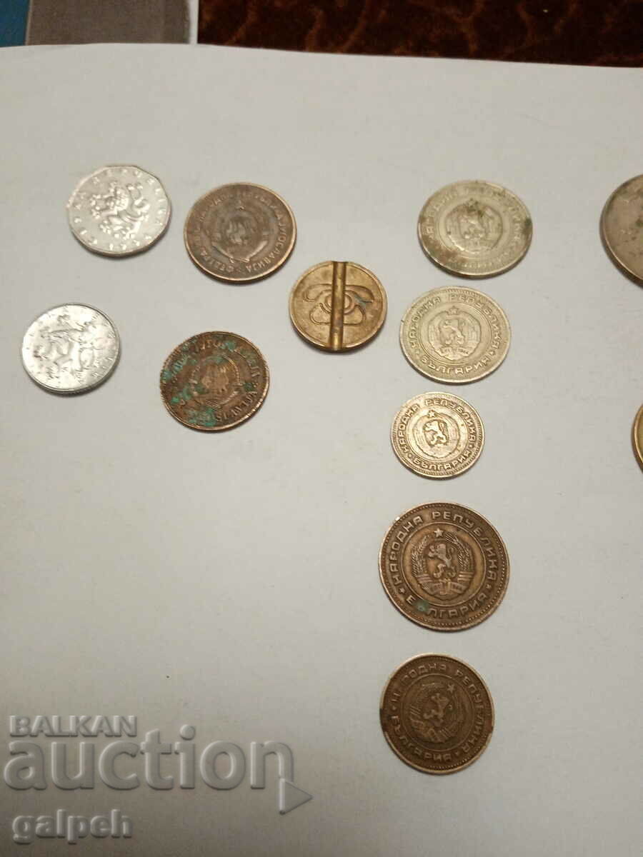 COINS HUNGARY, ROMANIA, CZECH REPUBLIC, YUGOSLAVIA, BULGARIA-25 pcs.-3 BGN - 5 COINS HUNGARY, ROMANIA, CZECH REPUBLIC, YUGOSLAVIA, BULGARIA-25 pcs.-3 BGN - 5