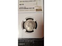 1 LEU 1891 AU 55 ON NGC. DE LA 1 CENT. BZC.