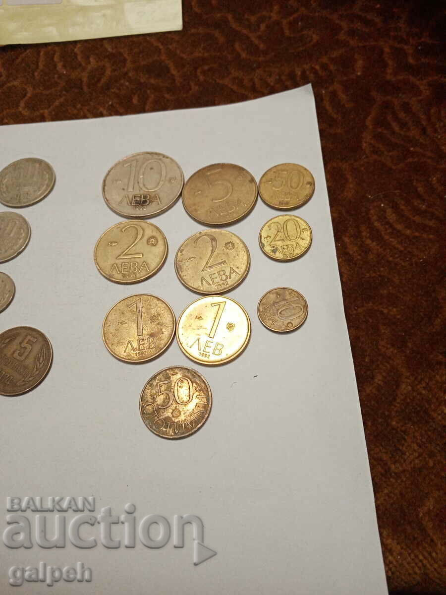 COINS GREAT BRITAIN, FRANCE, SWEDEN, BULGARIA-25 pcs.-3 BGN - 7 COINS GREAT BRITAIN, FRANCE, SWEDEN, BULGARIA-25 pcs.-3 BGN - 7