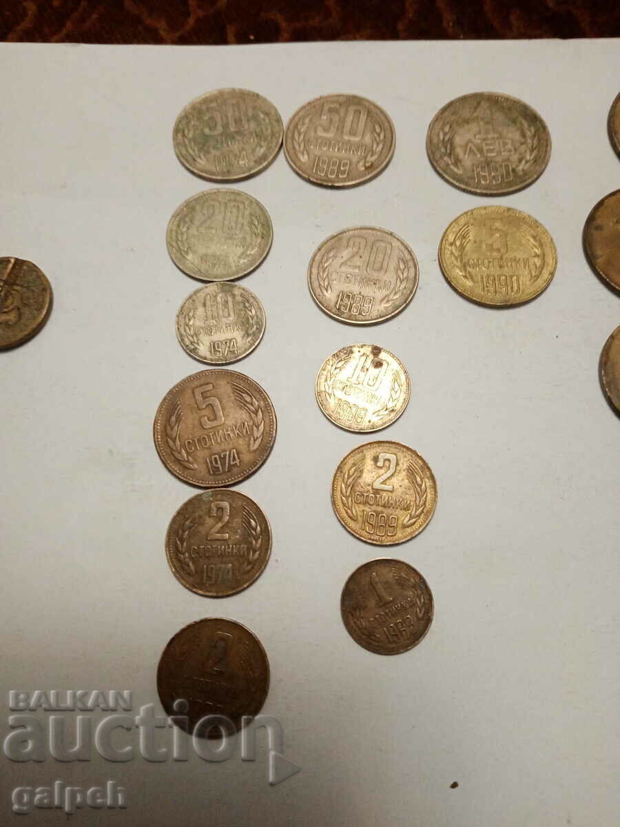 Delivery of COINS EURO CENTS, USA, BULGARIA-25 pcs.-3 BGN Delivery of COINS EURO CENTS, USA, BULGARIA-25 pcs.-3 BGN