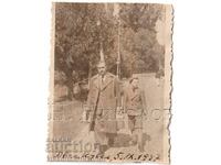 1947 LITTLE OLD PHOTO SOFIA WALKING IN THE SHEEP BATH D144