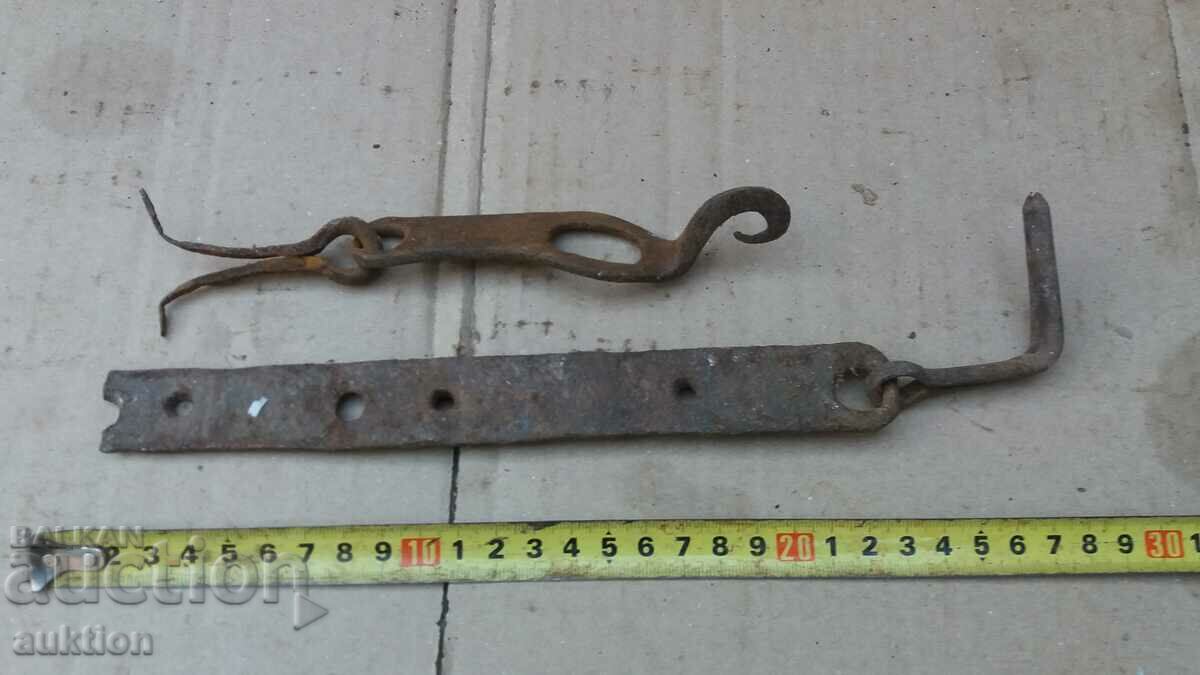 OLD WROUGHT LOCK FOR CABINET, CHEST - 5 OLD WROUGHT LOCK FOR CABINET, CHEST - 5