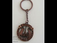 Metal key ring from Saint Petersburg, Russia