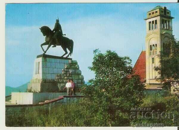 Картичка  България  Враца Паметник Вестител на свободата 2*