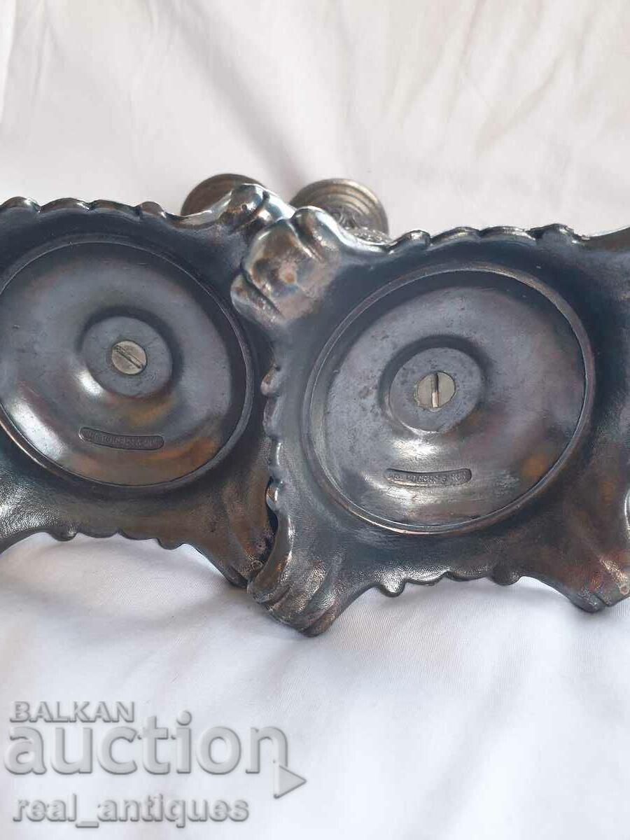 Комплект посребрени свещници - 6 Комплект посребрени свещници - 6