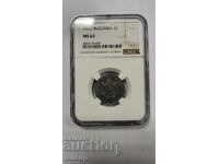 NGC MS62 2 лева 1943 г.