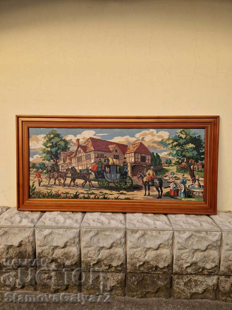 A great oversized antique collectible tapestry