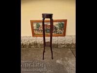 Wonderful antique flower stand tall table