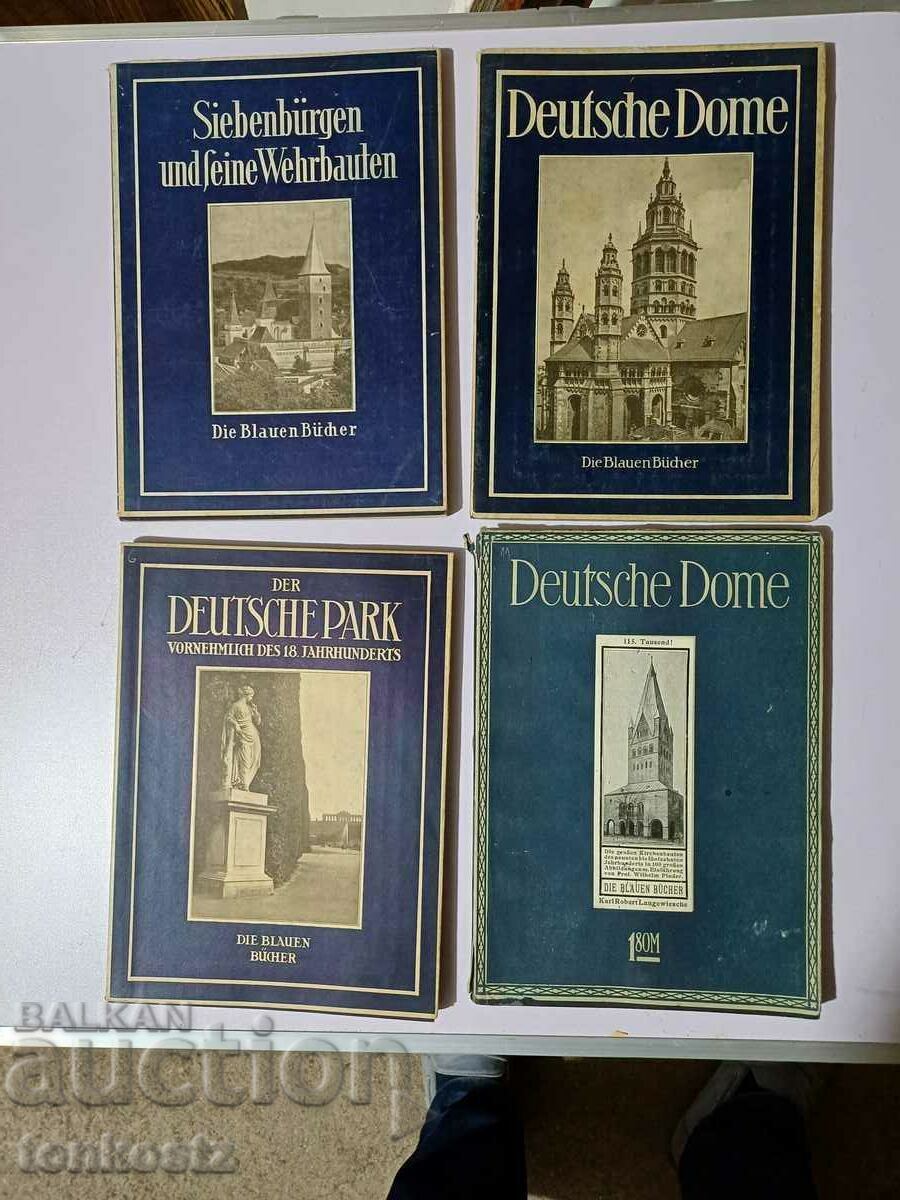 4 pcs. German books 1920 40 years