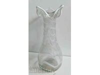 . BEAUTIFUL TOBACCO HEALTHY GLASS VASE TOBACCO GLASS