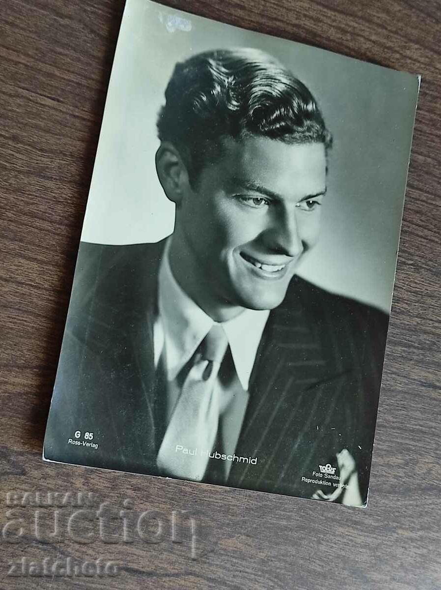 Postcard Artists - Paul Hubschmid with price 25.00 BGN | € 12.78 Postcard Artists - Paul Hubschmid with price 25.00 BGN | € 12.78