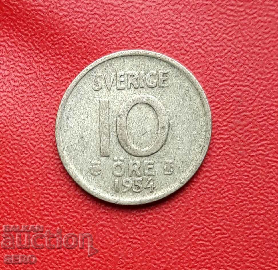 Sweden-10 Jore 1954-silver