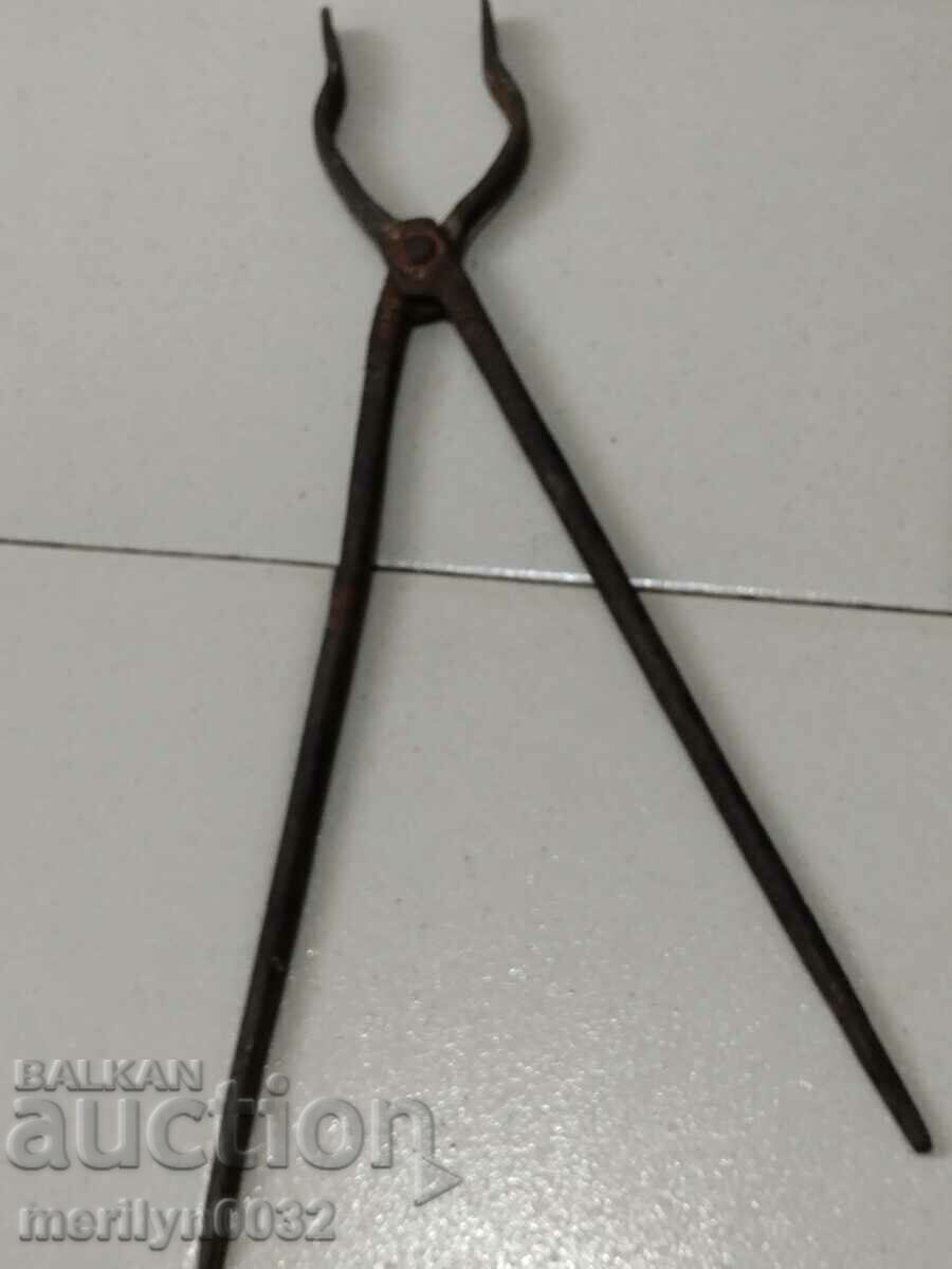 Clești vechi de fierar, fier forjat, unealtă de țiglă - 7 Clești vechi de fierar, fier forjat, unealtă de țiglă - 7
