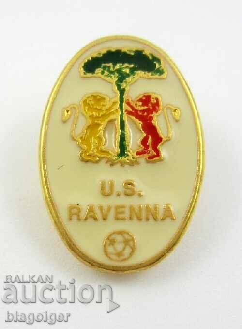 Auction Soccer-Old Soccer Badge-Ravenna-Italy Auction Soccer-Old Soccer Badge-Ravenna-Italy