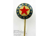 Soccer-Old Soccer Badge-SPARTA PRAGA-Cehoslovacia