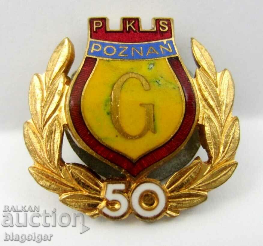 ANNIVERSARY FOOTBALL BADGE-SK POZNAN-POLAND-SCREW with price 14.99 BGN | € 7.66 ANNIVERSARY FOOTBALL BADGE-SK POZNAN-POLAND-SCREW with price 14.99 BGN | € 7.66
