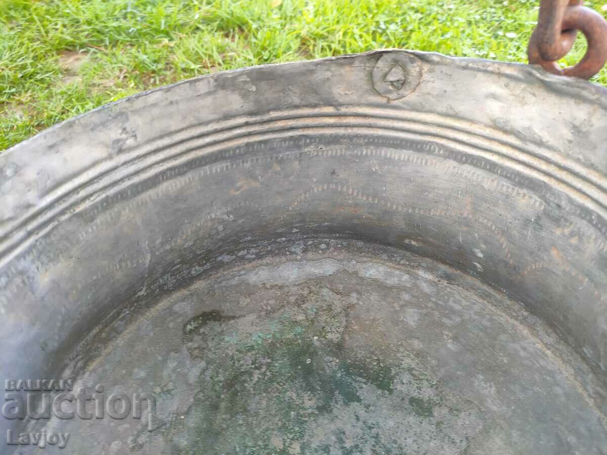 Old copper vessel boiler, baby - 5 Old copper vessel boiler, baby - 5