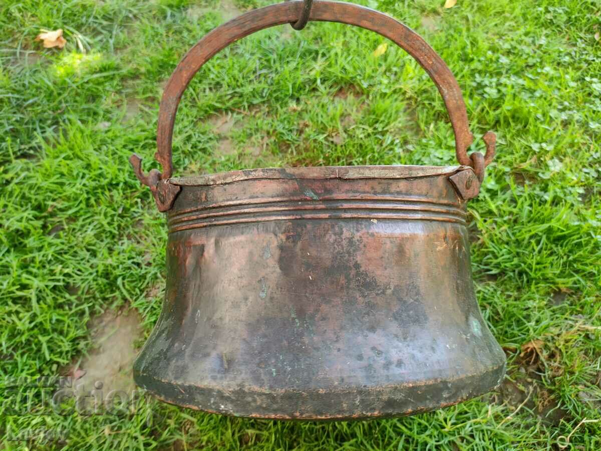 Old copper vessel boiler, baby - 6 Old copper vessel boiler, baby - 6