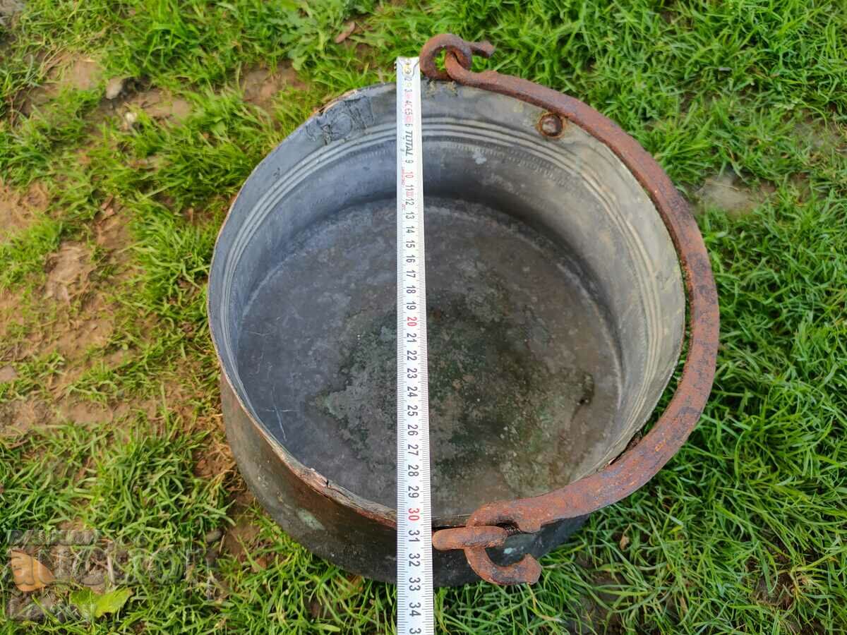 Old copper vessel boiler, baby - 7 Old copper vessel boiler, baby - 7