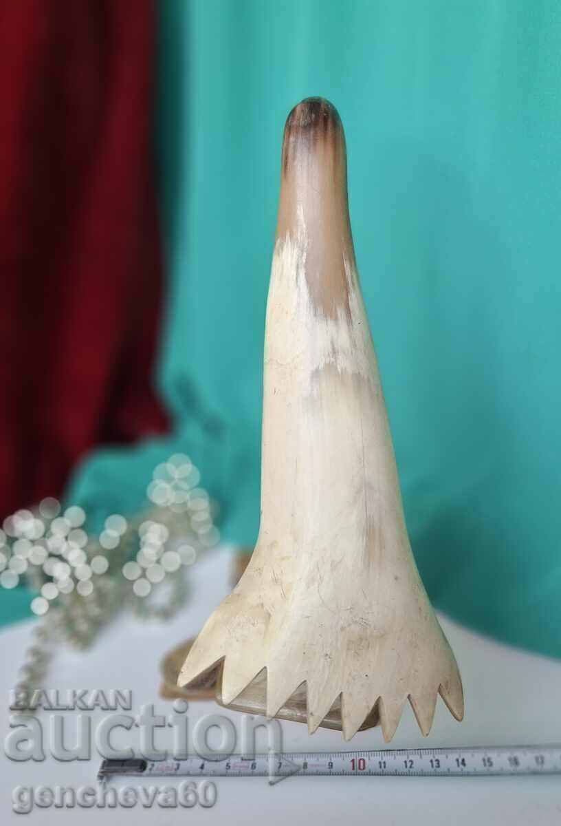 Rare horn bird figurine Czechoslovakia/label - 5 Rare horn bird figurine Czechoslovakia/label - 5