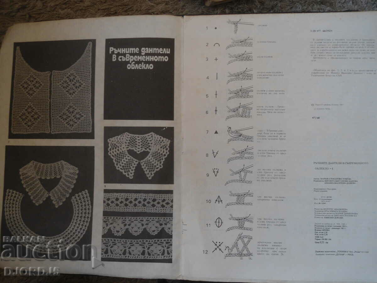 HAND LACE IN MODERN CLOTHES, Maria Tosheva with price 5.00 BGN | € 2.56 HAND LACE IN MODERN CLOTHES, Maria Tosheva with price 5.00 BGN | € 2.56